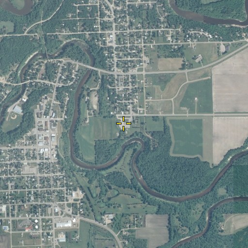 Aerial/Satellite Image of Washington School, MN