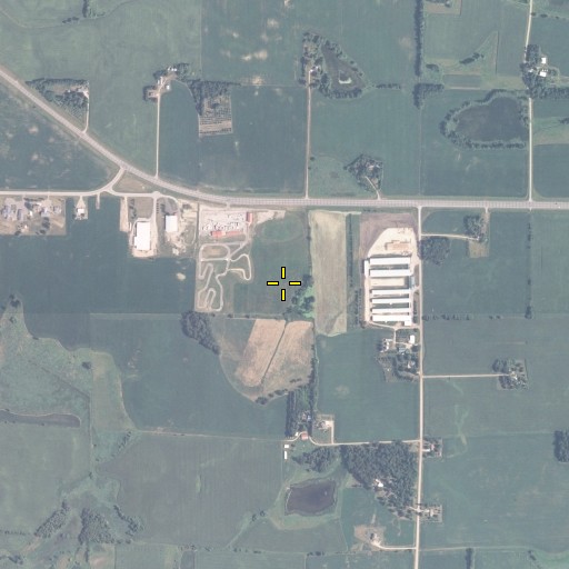 Aerial/Satellite Image of Slough Lakebed, MN