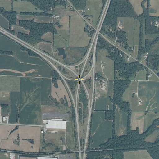 Aerial/Satellite Image of Interchange 73, IL