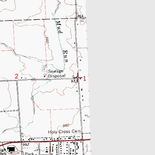 Topographic Map of Pitcherville (historical), IL