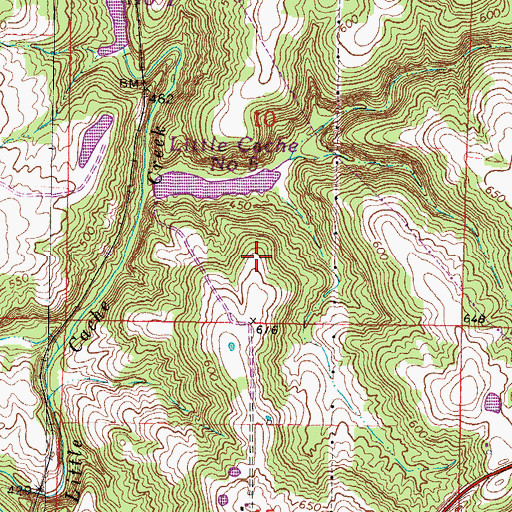 Topographic Map of Taylor School (historical), IL