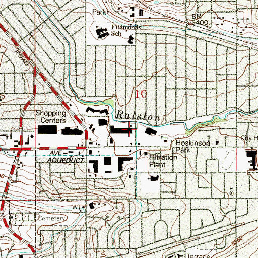 Topographic Map of Van Bibber Creek, CO
