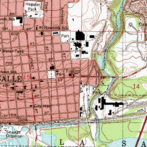 Topographic Map of Church of God, IL