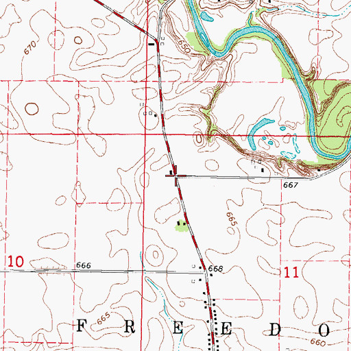 Topographic Map of Munson (historical), IL