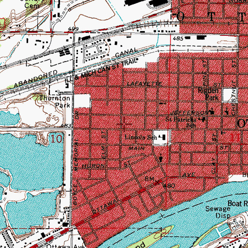 Topographic Map of Pilgrim Holiness Church, IL
