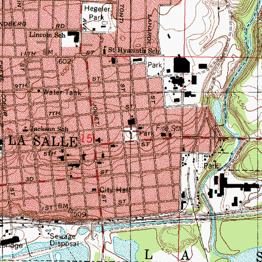 Topographic Map of Pulaski Park, IL