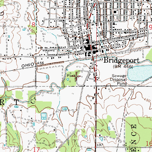 Topographic Map of Lanterman Park, IL