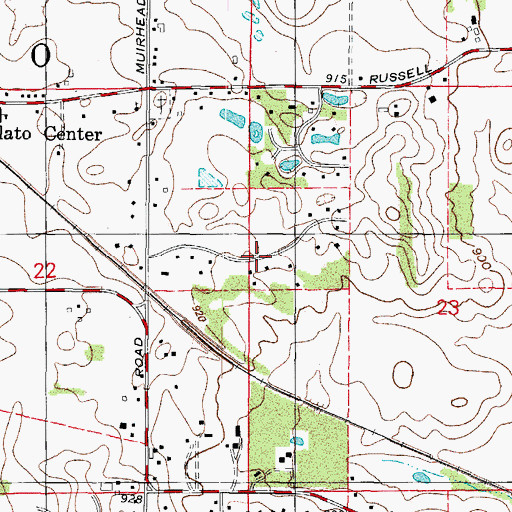 Topographic Map of Chippewa, IL