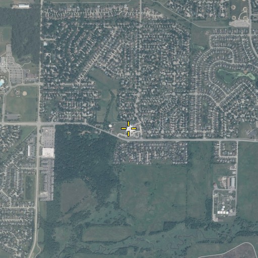 Aerial/Satellite Image of Centennial School, IL
