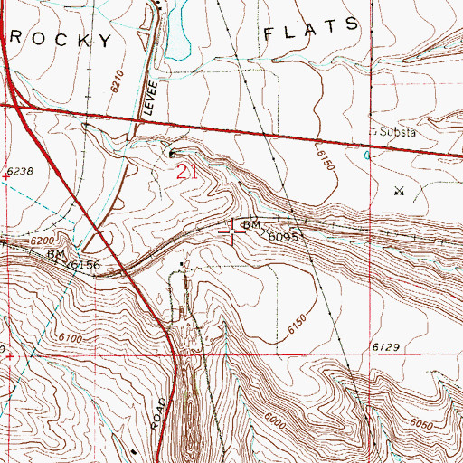 Topographic Map of Plastic, CO