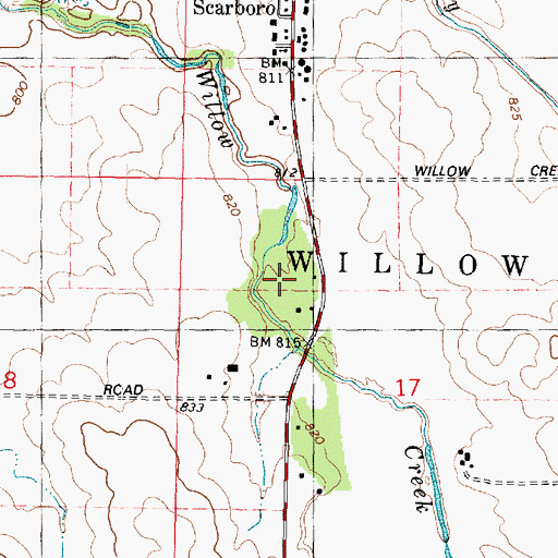 Topographic Map of Twin Grove, IL