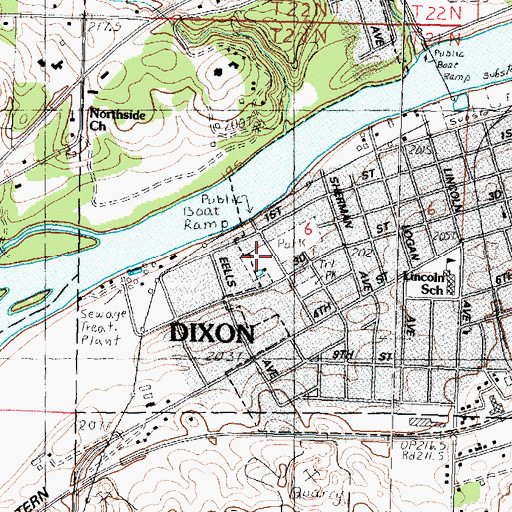 Topographic Map of Vaile Park, IL
