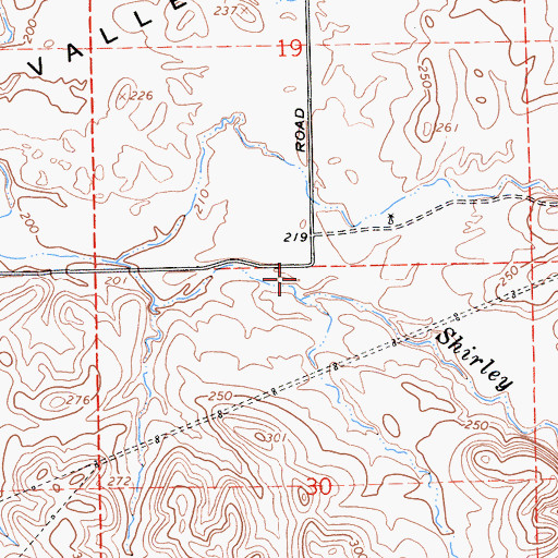 Topographic Map of Bachelor Valley School (historical), CA
