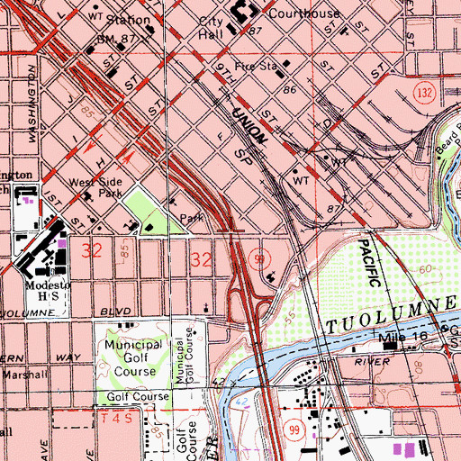 Topographic Map of Livingway Tabernacle, CA
