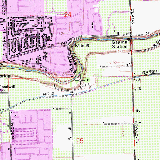 Topographic Map of McClure Historical Country House, CA