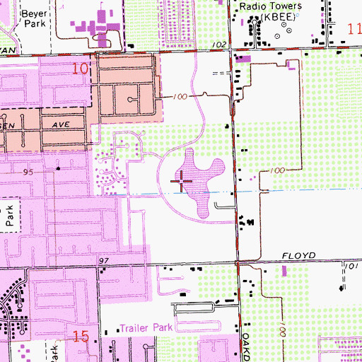 Topographic Map of Naraghi Lake, CA