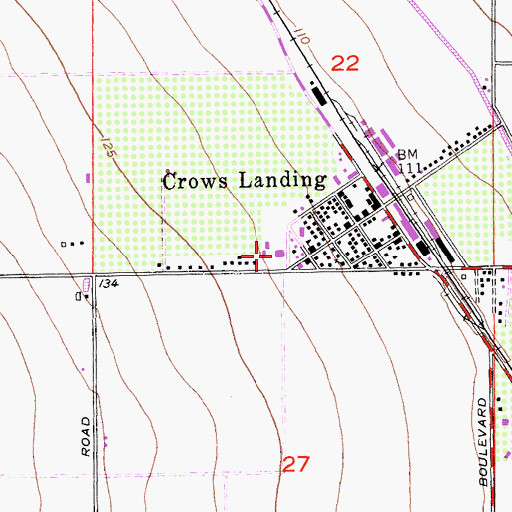 Topographic Map of Bonita Elementary School, CA