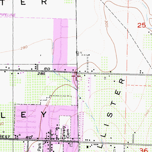 Topographic Map of Apostolic Full Gospel Church of Christ, CA