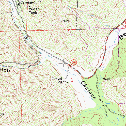Topographic Map of East Entrance Station, CA