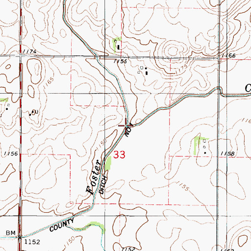 Topographic Map of Thisius Branch, MN