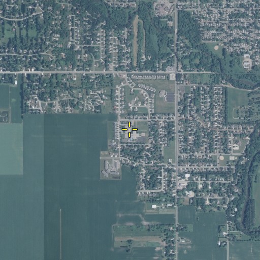 Aerial/Satellite Image of Southgate School, MN