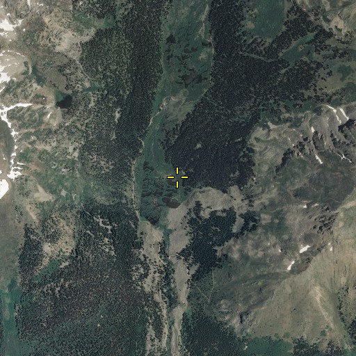 Aerial/Satellite Image of Ruby Gulch, CO