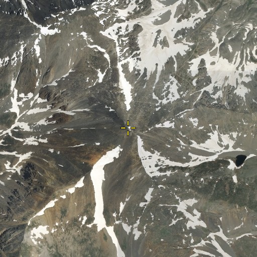 Aerial/Satellite Image of Grays Peak, CO