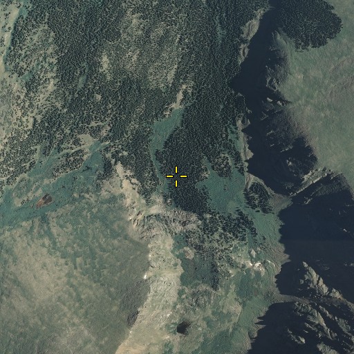 Aerial/Satellite Image of Hells Hole, CO