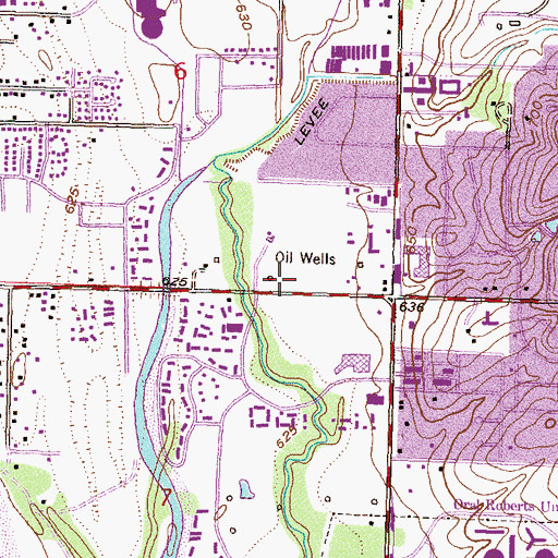 Topographic Map of Heritage Academy of Tulsa, OK