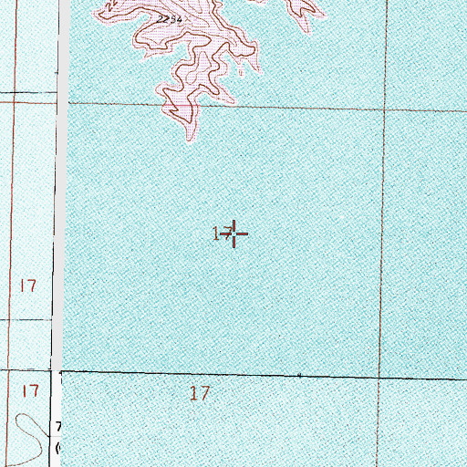 Topographic Map of Eighth Point School (historical), MT