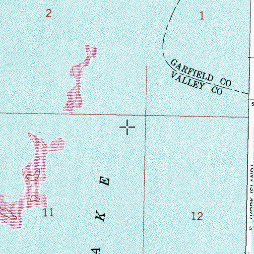 Topographic Map of Second Point School (historical), MT