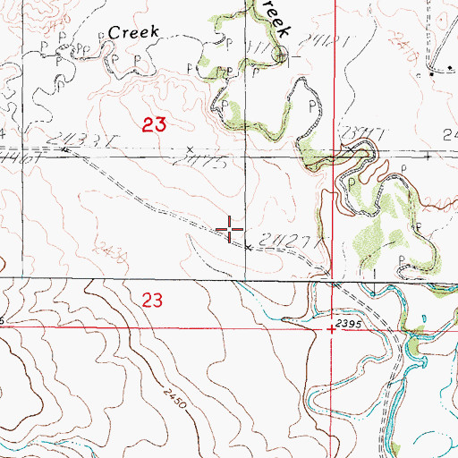 Topographic Map of Pleasant Valley School (historical), MT
