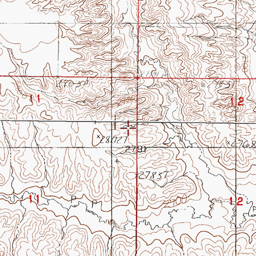 Topographic Map of Koslowski School (historical), MT