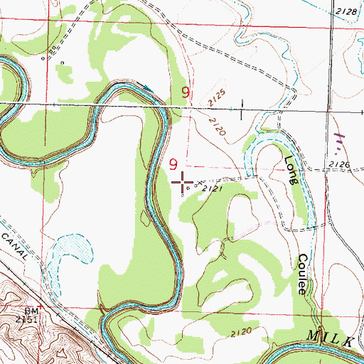 Topographic Map of Sowa School (historical), MT