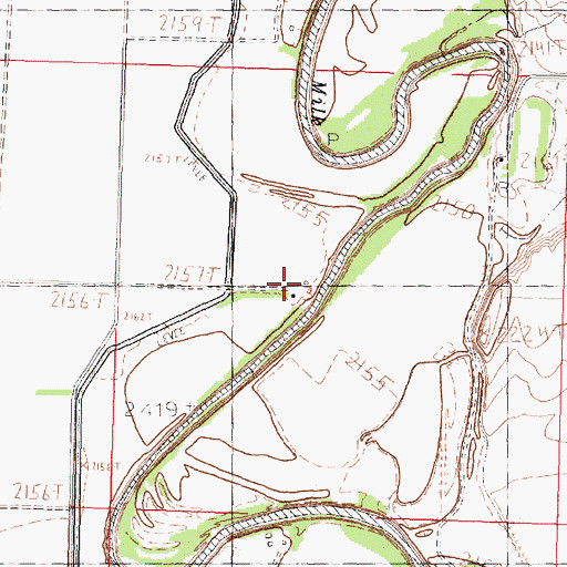 Topographic Map of Jones School (historical), MT