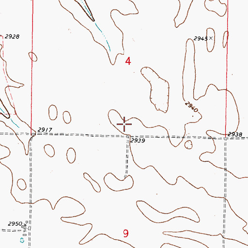 Topographic Map of Hyatt School (historical), MT