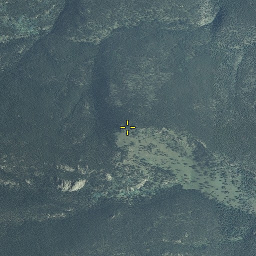 Aerial/Satellite Image of Captain Mountain, CO