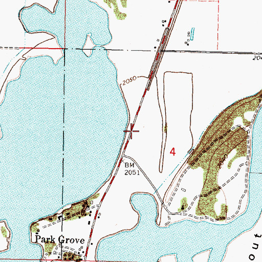 Topographic Map of Free Deal (historical), MT
