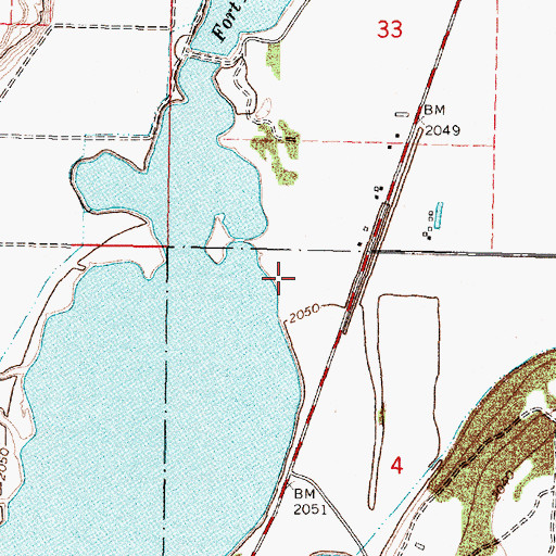 Topographic Map of Park Dale (historical), MT