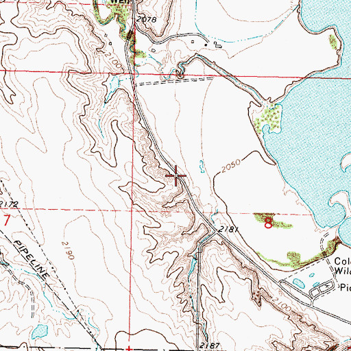 Topographic Map of New Deal (historical), MT