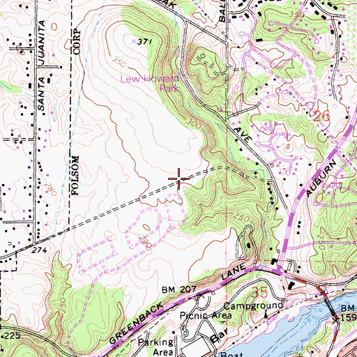 Topographic Map of Sundance Montessori School, CA
