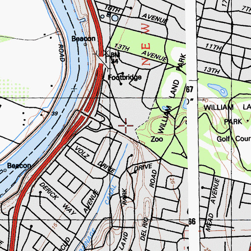 Topographic Map of Holy Spirit Roman Catholic Church, CA