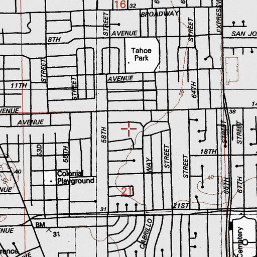 Topographic Map of Temple of Living Prayer, CA
