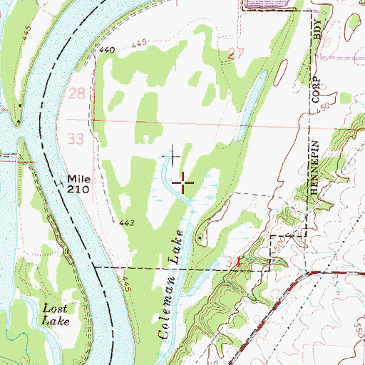 Topographic Map of Donnelley State Fish and Wildlife Area, IL