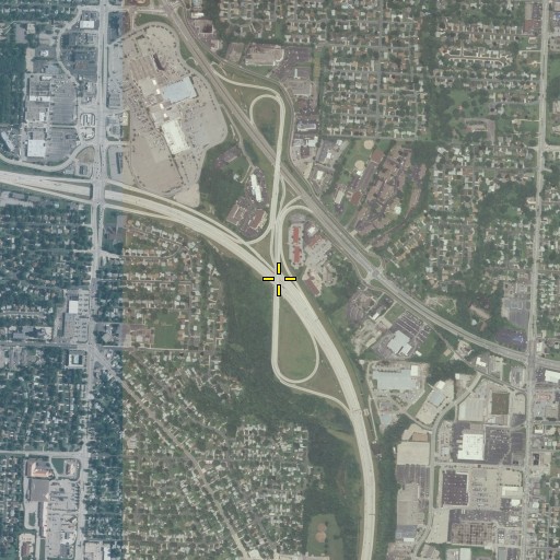 Aerial/Satellite Image of Interchange 89, IL