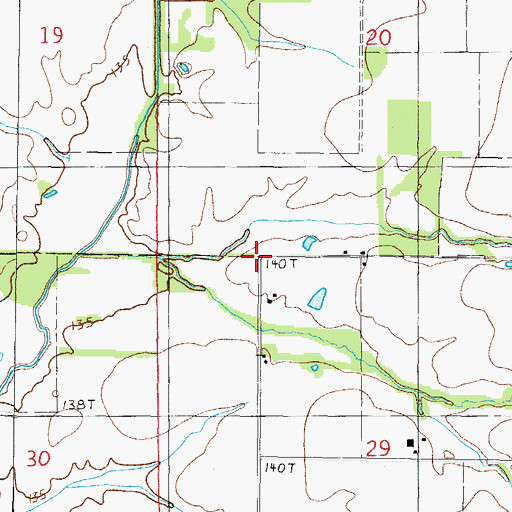 Topographic Map of Wilsonburg (historical), IL