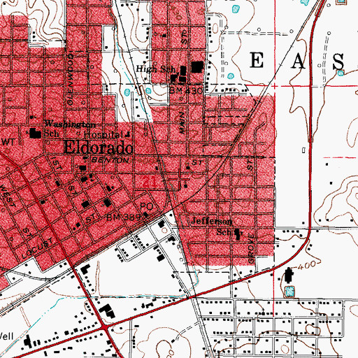 Topographic Map of Holy Bible Mission, IL