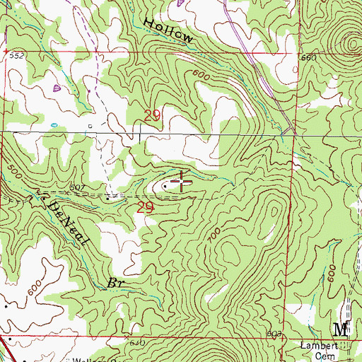 Topographic Map of Sadler School (historical), IL