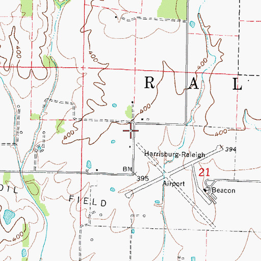Topographic Map of Smith School (historical), IL