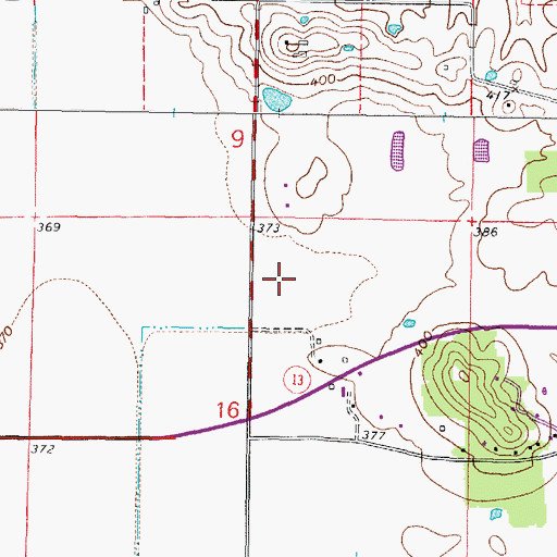 Topographic Map of Southeastern Illinois College, IL